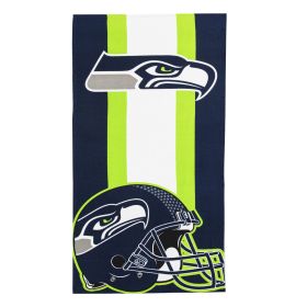 Seattle Seahawks NFL Zone Read Beach Towel 30 x 60 inches