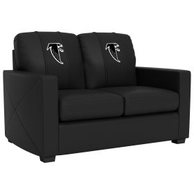 Silver Loveseat with Atlanta Falcons Classic Logo