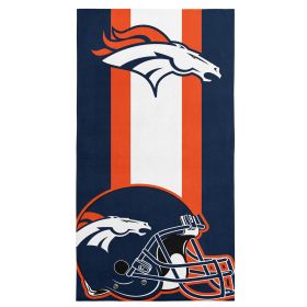 Denver Broncos NFL Zone Read Beach Towel 30 x 60 inches